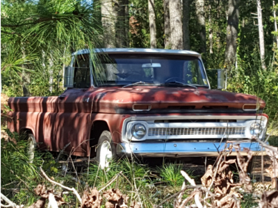 The Beater doin' work in the woods